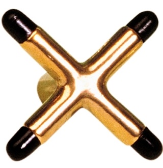 KRIŽ MESING S PLASTIČNIM VRHOVIMA